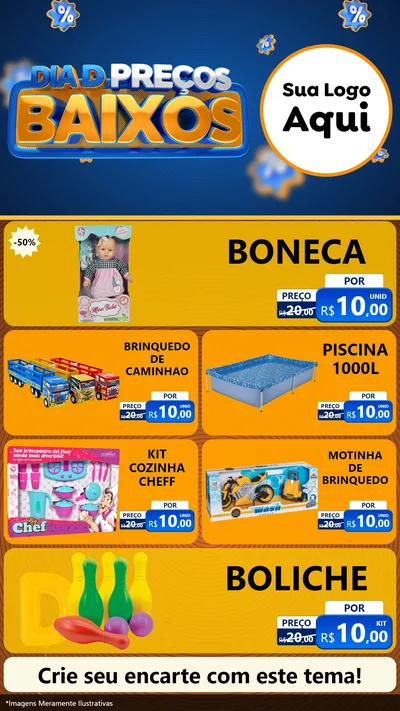 Modelo de TV para TV Vertical com o tema Dia D Preço Baixo para Brinquedos