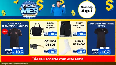 Modelo de TV para TV Horizontal com o tema Operação Fecha Mês Setembro para Roupas e acessórios