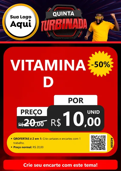 Modelo de Cartaz para Cartaz A4 Vertical
