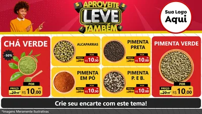 Modelo de TV para TV Horizontal com o tema Aproveite e Leve Também para Produtos Naturais