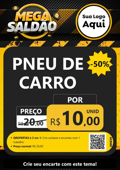 Modelo de Cartaz para Cartaz A4 Vertical