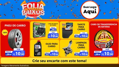 Modelo de TV para TV Horizontal com o tema Folia de Preços Baixos para Auto peças