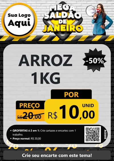 Modelo de Cartaz para Cartaz A4 Vertical