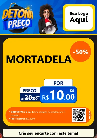 Modelo de Cartaz para Cartaz A4 Vertical