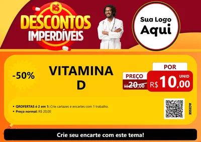 Modelo de Cartaz para Cartaz A4 Horizontal