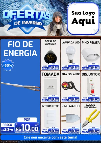 Modelo de Encarte para Encarte A4 Vertical