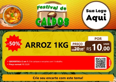 Modelo de Cartaz para Cartaz A4 Horizontal