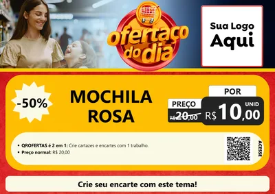 Modelo de Cartaz para Cartaz A4 Horizontal