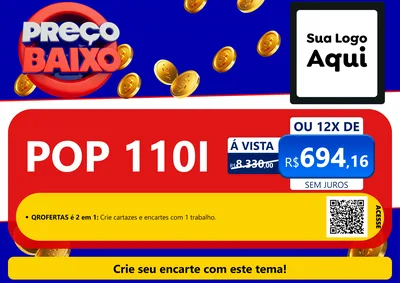 Modelo de Cartaz para Cartaz A4 Horizontal