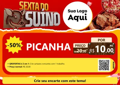 Modelo de Cartaz para Cartaz A4 Horizontal