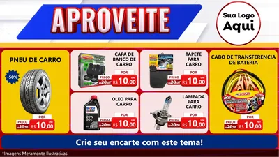 Modelo de TV para TV Horizontal com o tema Aproveite para Auto peças