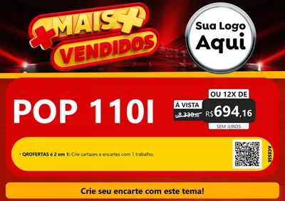 Modelo de Cartaz para Cartaz A4 Horizontal