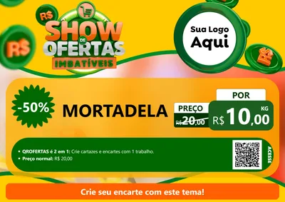 Modelo de Cartaz para Cartaz A4 Horizontal