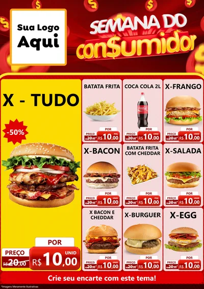 Modelo de Encarte para Encarte A4 Vertical