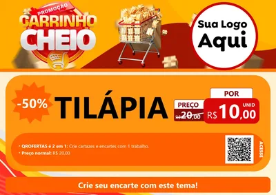 Modelo de Cartaz para Cartaz A4 Horizontal