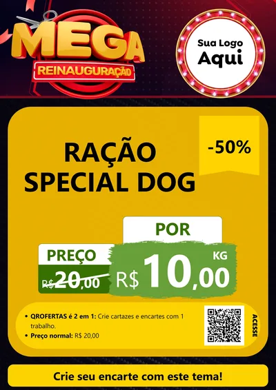 Modelo de Cartaz para Cartaz A4 Vertical