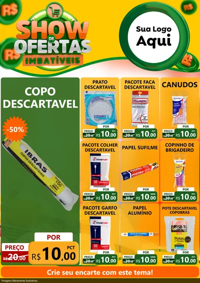 Modelo de Encarte para Encarte A4 Vertical