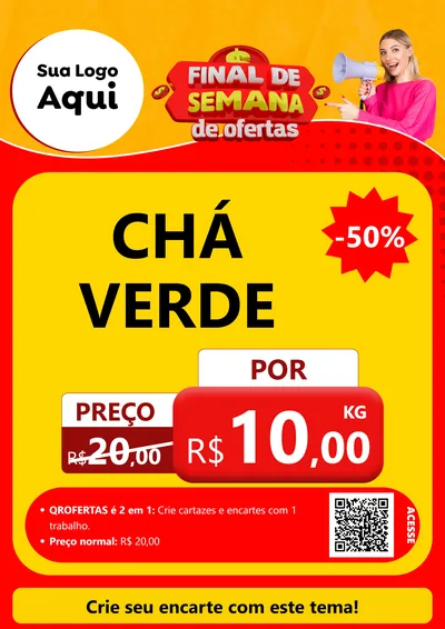 Modelo de Cartaz para Cartaz A4 Vertical