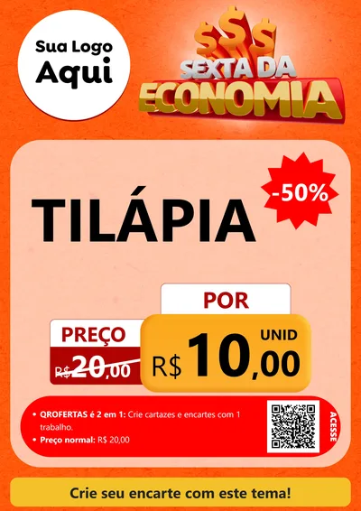 Modelo de Cartaz para Cartaz A4 Vertical