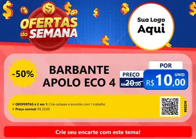 Modelo de Cartaz para Cartaz A4 Horizontal com o tema Ofertas Da Semana para Armarinho e Aviamentos