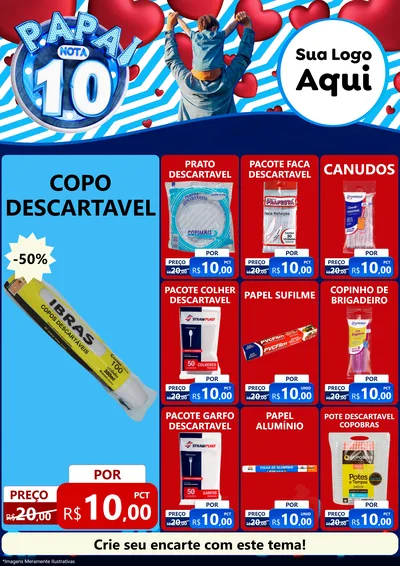 Modelo de Encarte para Encarte A4 Vertical