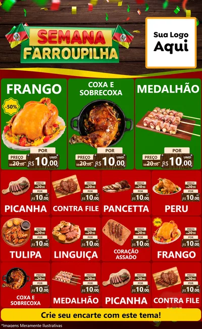 Modelo de Encarte para Encarte Grande