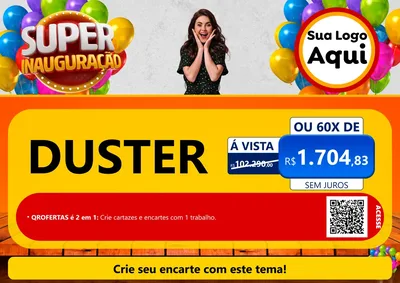 Modelo de Cartaz para Cartaz A4 Horizontal