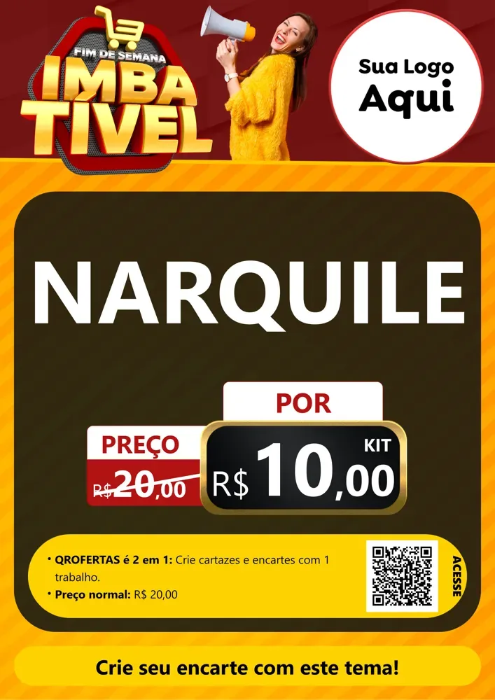 Modelo de Cartaz para Cartaz A4 Vertical com o tema Fim de Semana Imbatível para Tabacaria