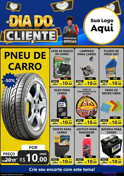 Modelo de Encarte para Encarte A4 Vertical
