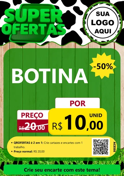Modelo de Cartaz para Cartaz A4 Vertical