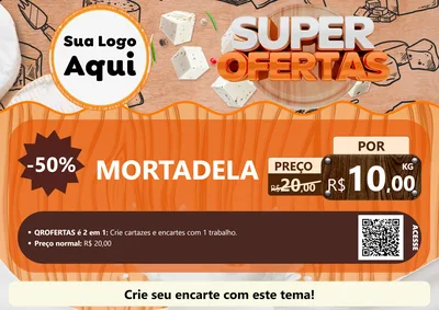 Modelo de Cartaz para Cartaz A4 Horizontal