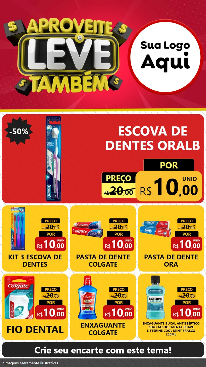 Modelo de Rede Social para Stories com o tema Aproveite e Leve Também para Higiene Pessoal