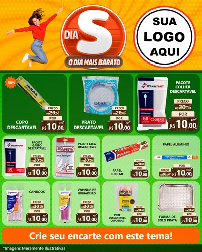 Modelo de Rede Social para Feed Instagram com o tema Dia S - O Dia Mais Barato para Embalagens