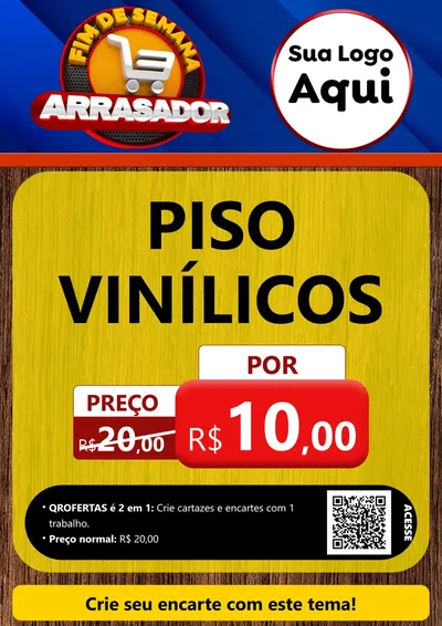 Modelo de Cartaz para Cartaz A4 Vertical com o tema Fim De Semana Arrasador para Material para Construção