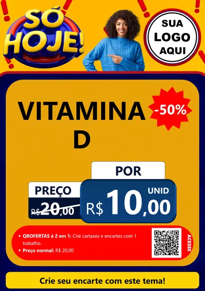 Modelo de Cartaz para Cartaz A4 Vertical