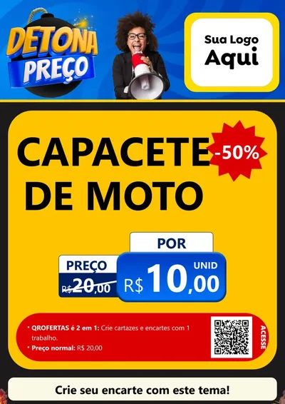 Modelo de Cartaz para Cartaz A4 Vertical