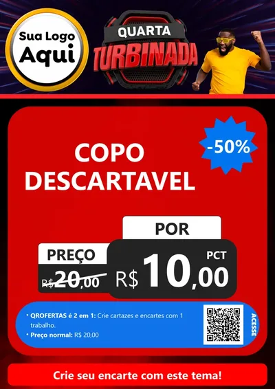 Modelo de Cartaz para Cartaz A4 Vertical