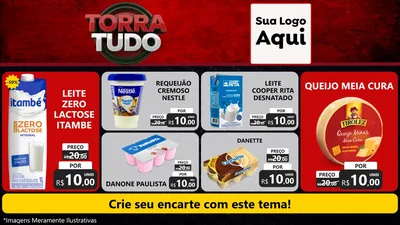 Modelo de TV para TV Horizontal com o tema Torra Tudo para Frios e Laticínios