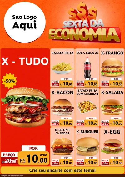 Modelo de Encarte para Encarte A4 Vertical