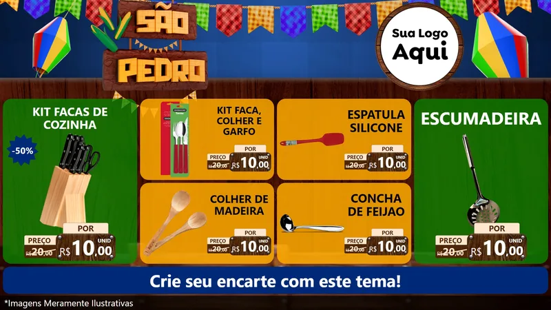 Modelo de TV para TV Horizontal com o tema São Pedro para Utilidades Domésticas