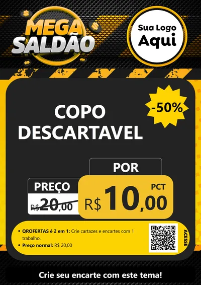 Modelo de Cartaz para Cartaz A4 Vertical