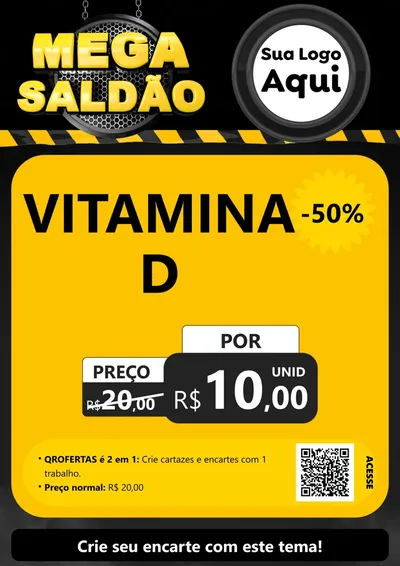 Modelo de Cartaz para Cartaz A4 Vertical