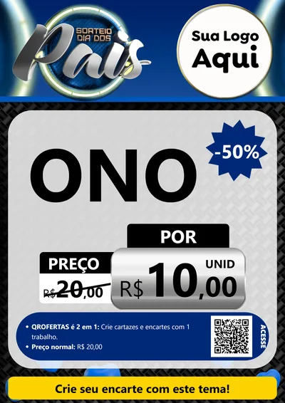 Modelo de Cartaz para Cartaz A4 Vertical com o tema Sorteio Dia Dos Pais para Óticas