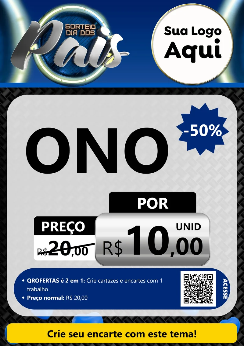 Modelo de Cartaz para Cartaz A4 Vertical com o tema Sorteio Dia Dos Pais para Óticas