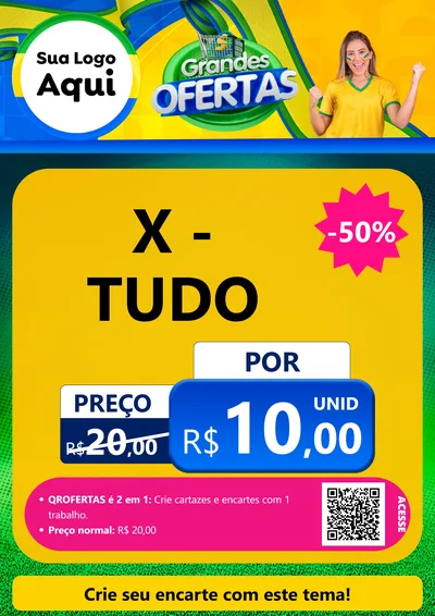 Modelo de Cartaz para Cartaz A4 Vertical