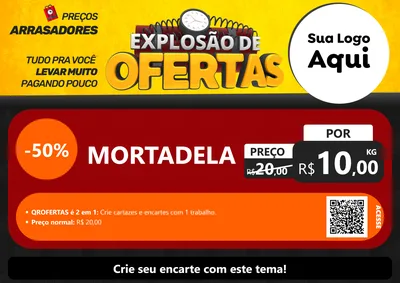 Modelo de Cartaz para Cartaz A4 Horizontal