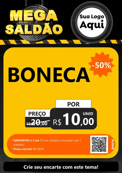 Modelo de Cartaz para Cartaz A4 Vertical