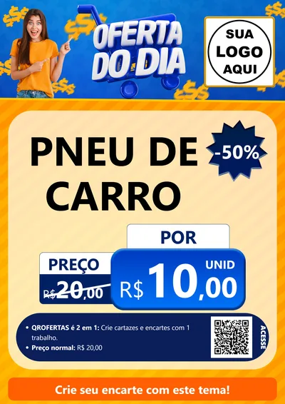 Modelo de Cartaz para Cartaz A4 Vertical