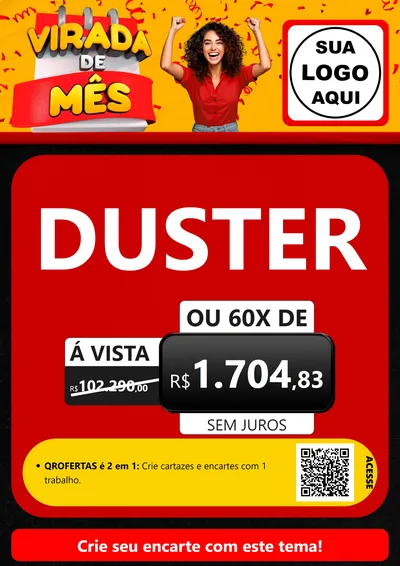 Modelo de Cartaz para Cartaz A4 Vertical