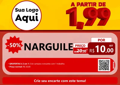 Modelo de Cartaz para Cartaz A4 Horizontal